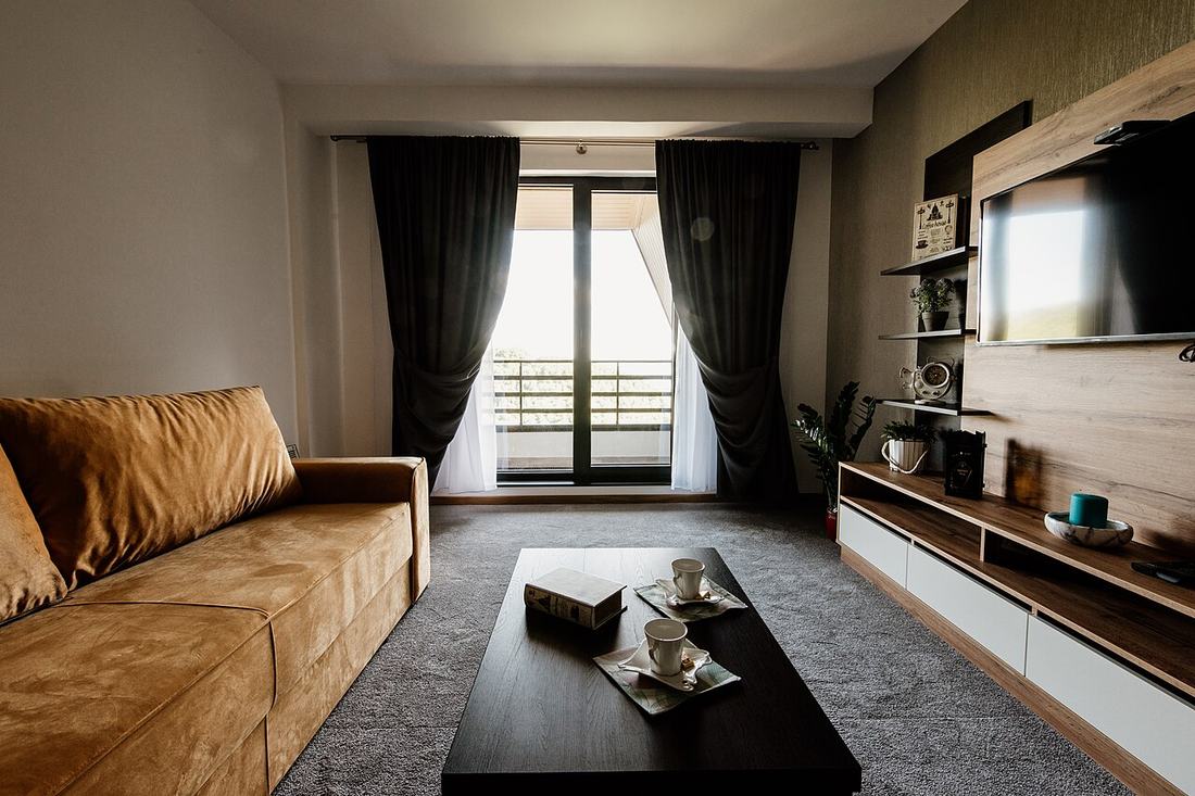 Modernes Wohnzimmer in einer Wohnung